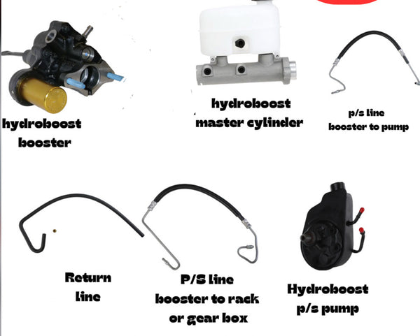 99-07 classic gm truck/suv Hydroboost kit (includes brake booster)