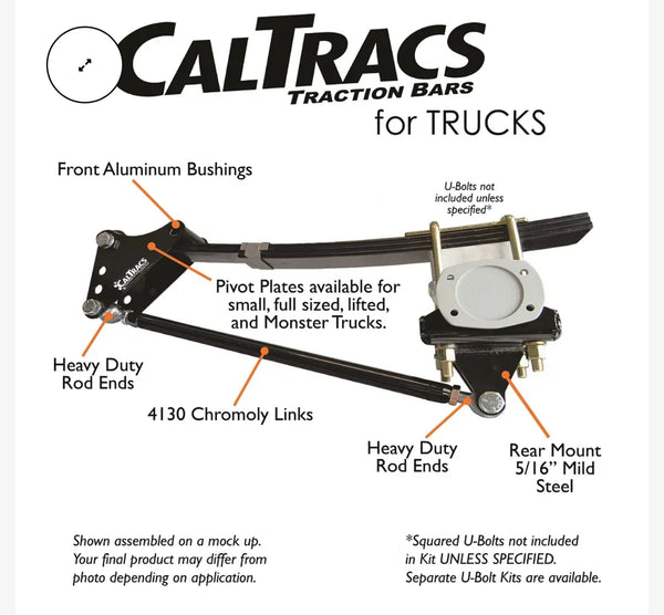 Calvert Racing CalTracs Truck Traction Bars 3400 99-19 gm truck