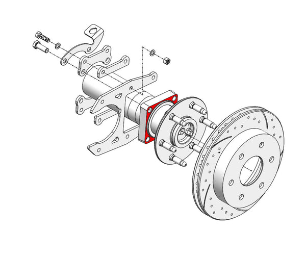 02-18 gm truck rear disk brake conversion