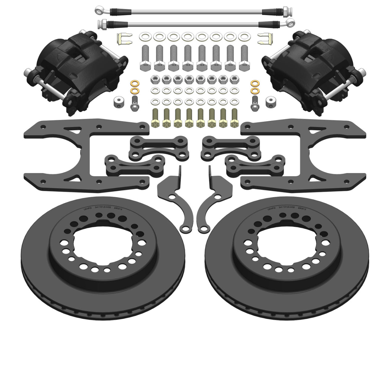 02-18 gm truck rear disk brake conversion