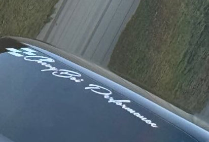 CBP windshield banner decal