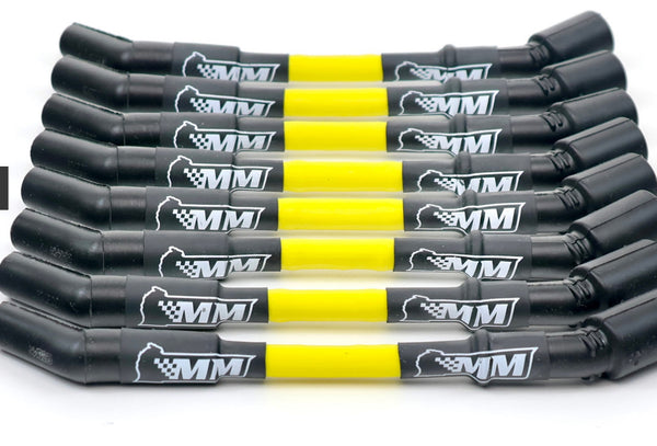 Michigan Motorsports LS Truck Spark Plug Wire Set - 10mm Performance Wires for Truck/SUV 4.8L 5.3L 6.0L 6.2L Silverado Sierra Tahoe Yukon Escalade