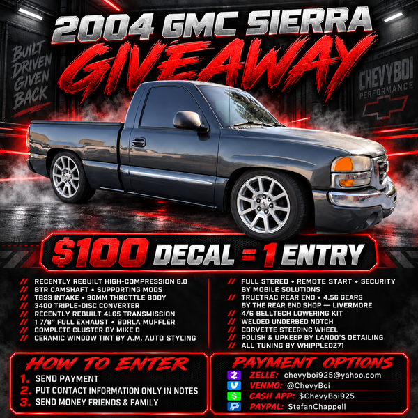 2004 sierra giveaway decal 1 entry