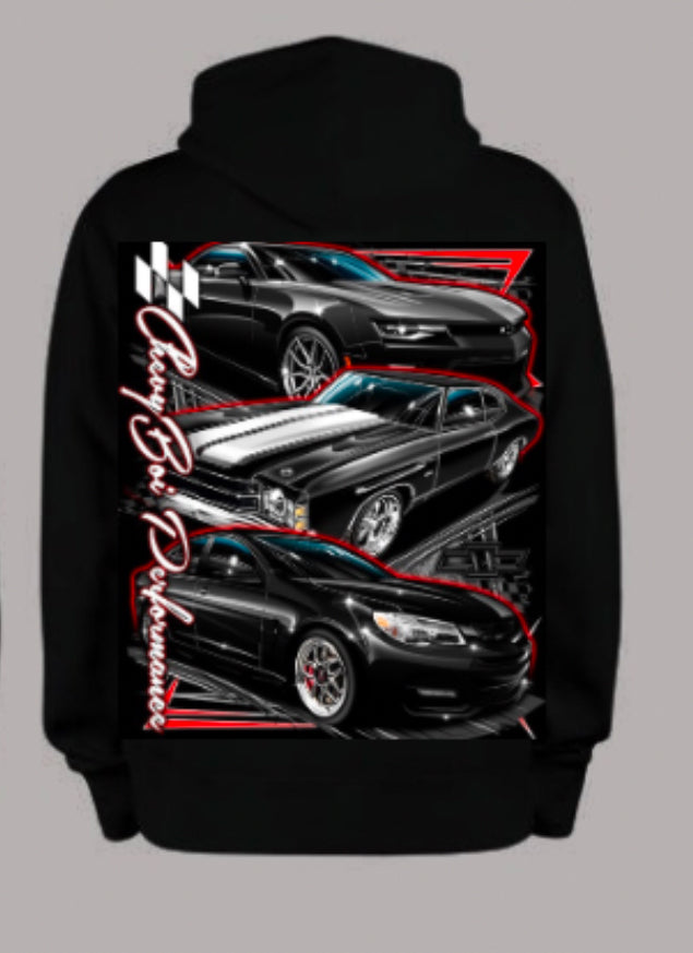 Chevyboi performance cars trio hoodie (pre order)